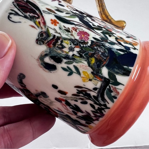 Anthropologie “Dancing Hares” Stonewear Mug by Starla M. Halfmann - Picture 6 of 7